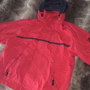 Nautica windbreaker red & navy